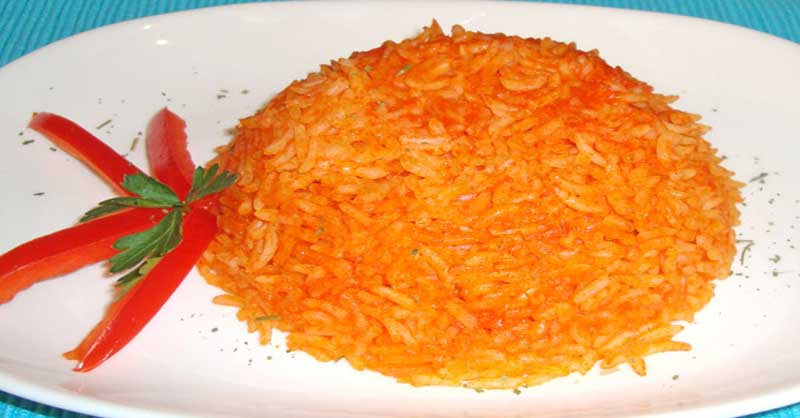 arroz al pimentón rojo