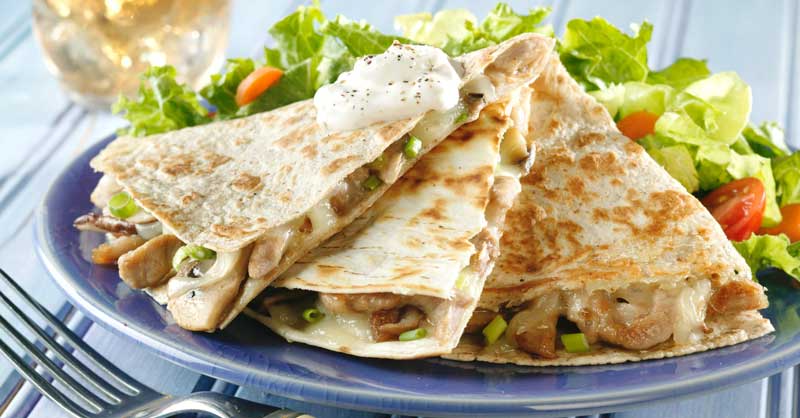 quesadillas