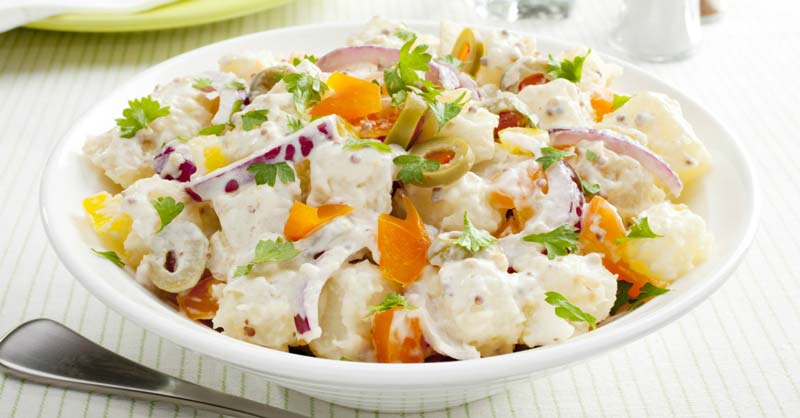 ensalada fría de patatas