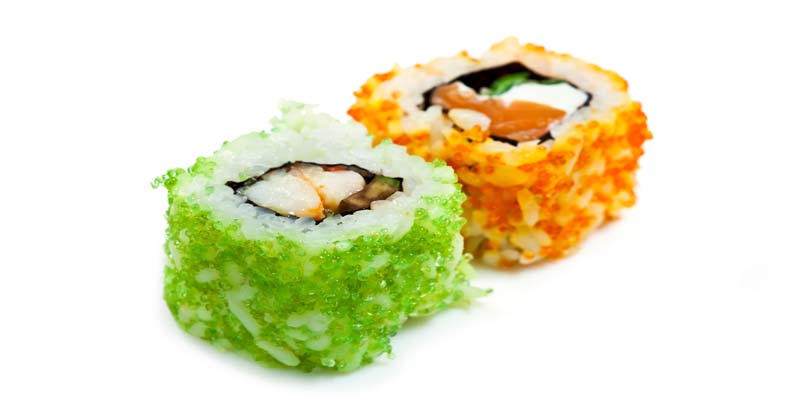 rollos de sushi