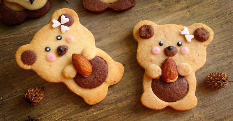 galletas de vainilla y chocolate
