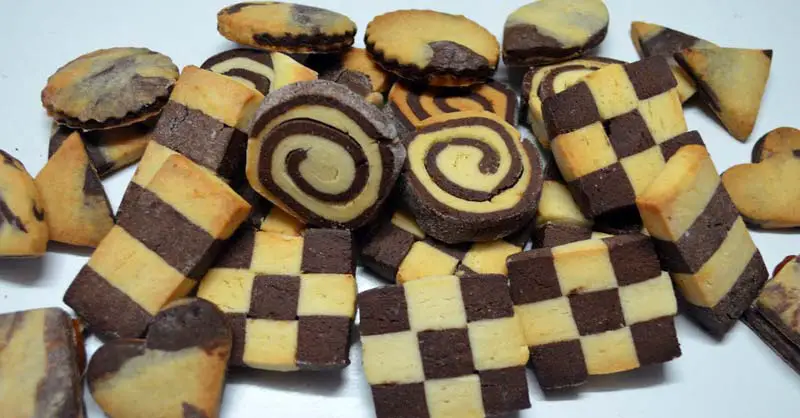 galletas de vainilla y chocolate