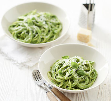 espaguetis verdes