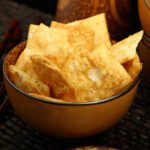 Chips de pita al horno
