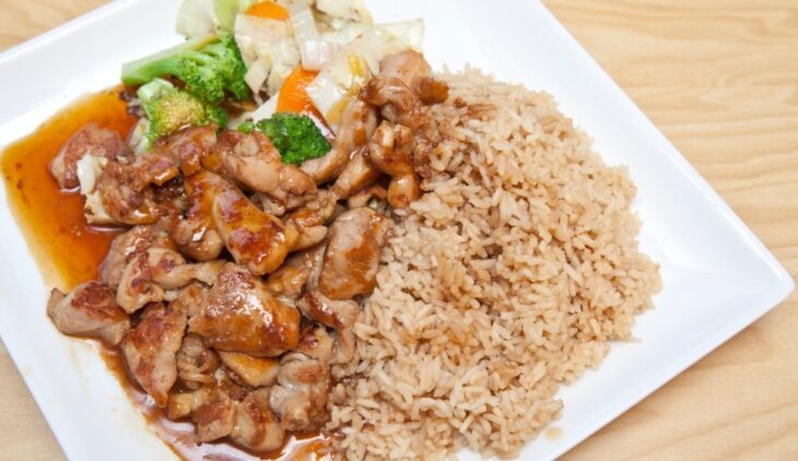 pollo con arroz integral