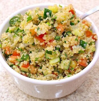 Ensalada de quinoa con vegetales 1