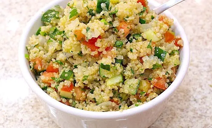 Ensalada de quinoa con vegetales 1