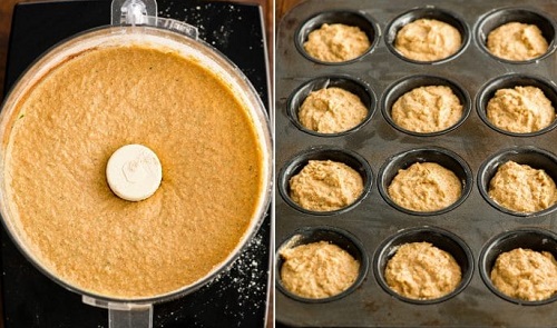 Muffins de zanahoria y calabacín