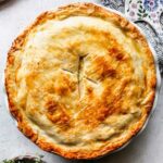 Pastel de pavo y vegetales