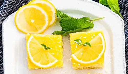 Barras de Cheesecake de limón 2
