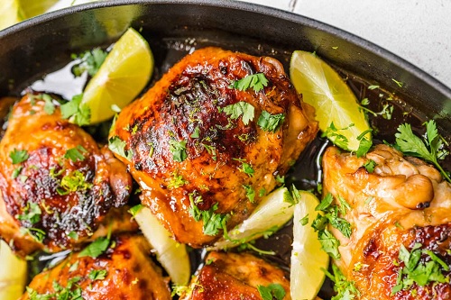 Pollo asado con salsa de soja 4