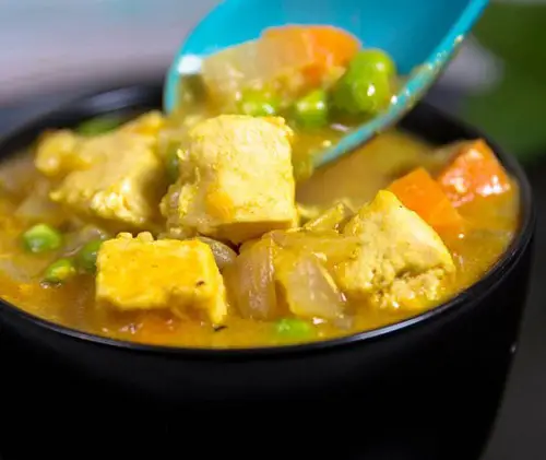 Sopa de pollo al curry 2