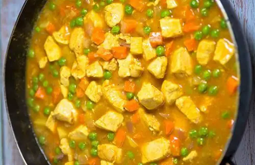 Sopa de pollo al curry 4