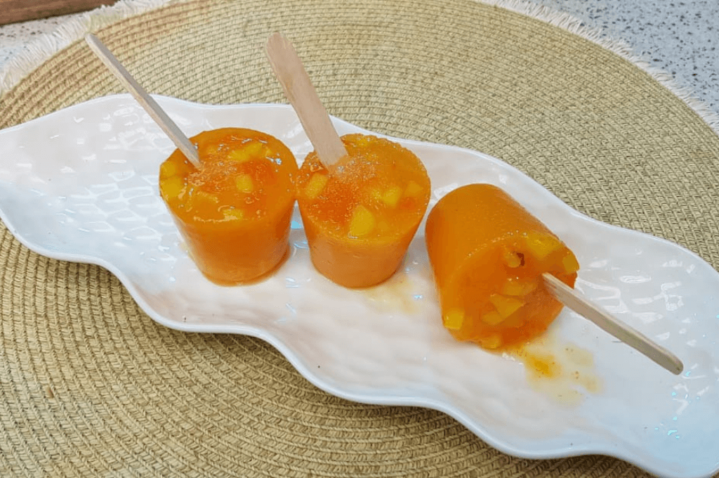 Polos de mango y zanahoria 2