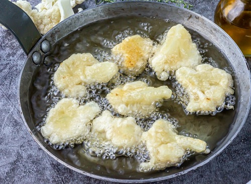 Coliflor rebozada