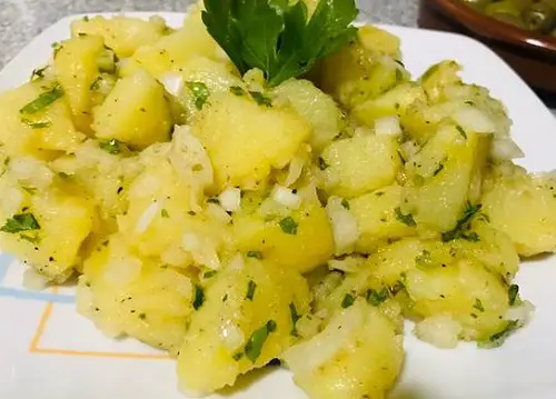 Patatas aderezadas con limón y perejil 2