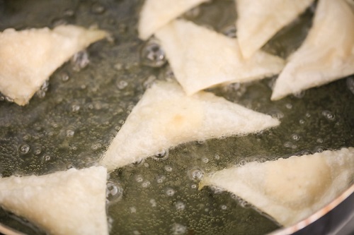 Wontons de pollo al tamarindo Wontons de pollo al tamarindo