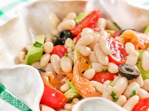 Ensalada de judías blancas