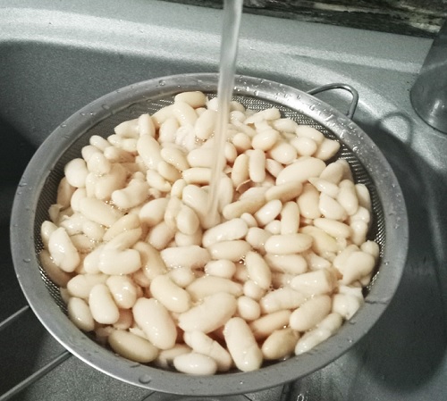 Ensalada de judías blancas