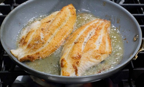 Tilapia en salsa de cilantro