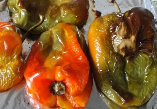 Pimientos asados en Air Fryer