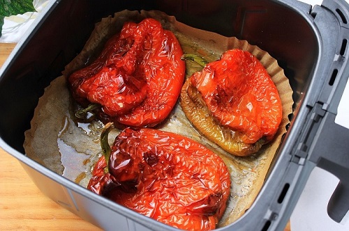 Pimientos asados en Air Fryer