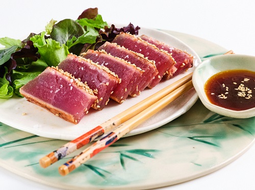 Tataki de atún Tataki de atún