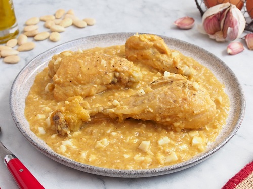 Pollo en pepitoria Pollo en pepitoria