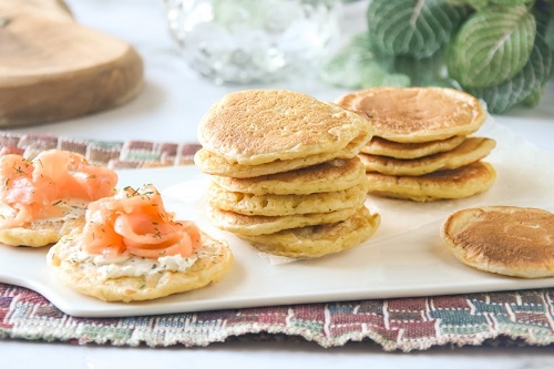 Blinis caseros
