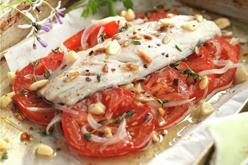 Caballa al horno Caballa al horno