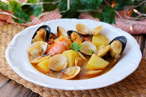 Patatas a la marinera