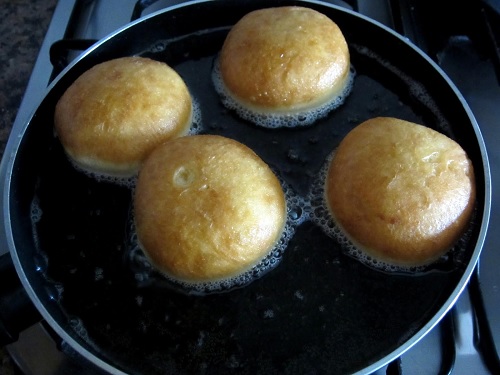 Berlinas rellenas con crema
