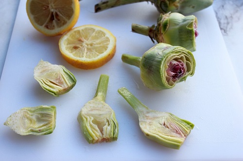 Tortilla de alcachofas