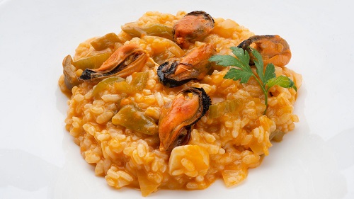 Arroz con mejillones