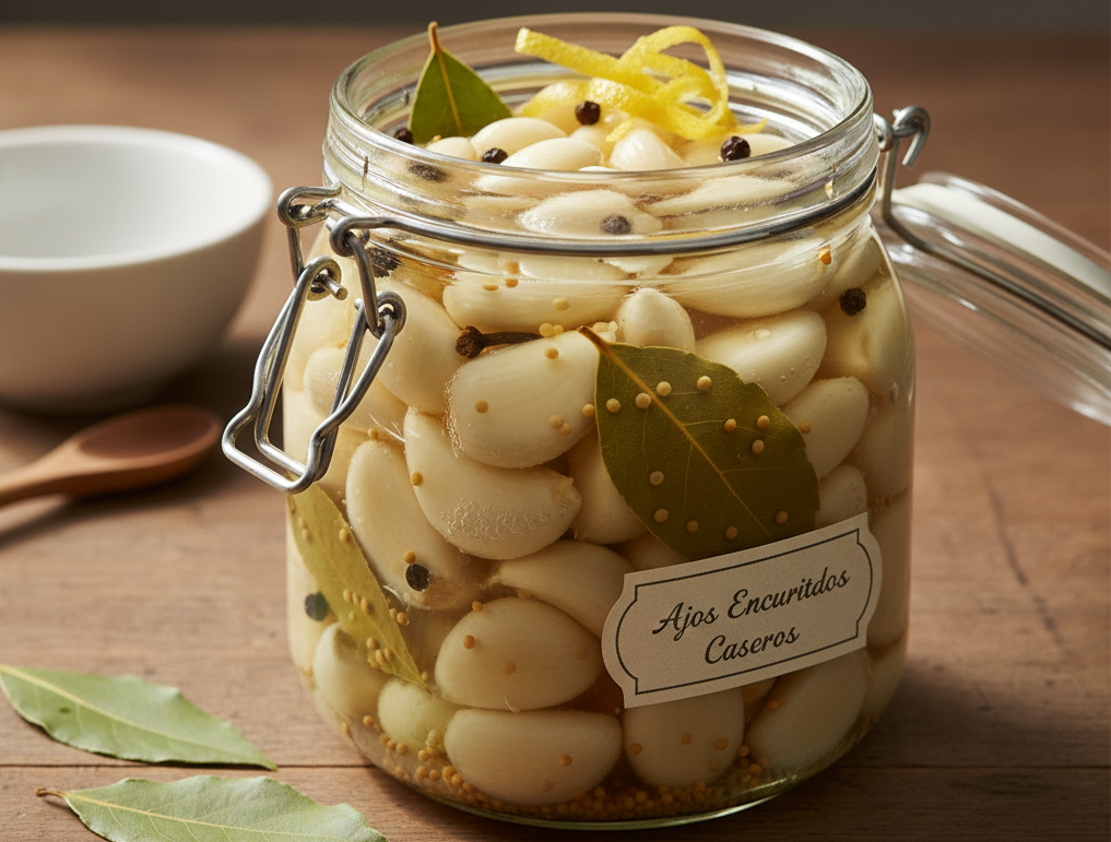 Ajos encurtidos Ajos encurtidos
