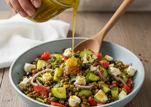 Ensalada de lentejas