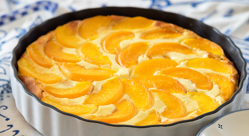 Tarta de melocotón Tarta de Melocotón
