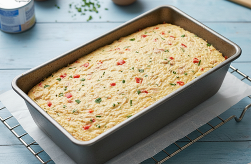 Pastel de atún horneado Pastel de atún horneado