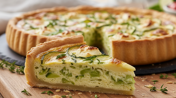 Tarta salada de calabacín