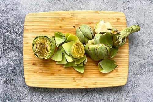 Alcachofas rellenas de atún