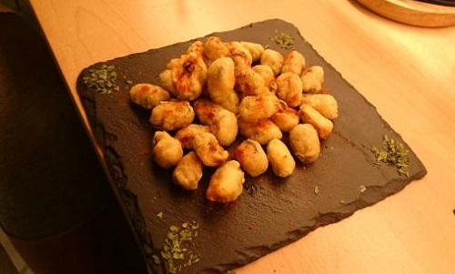 Mejillones en tempura Mejillones en tempura