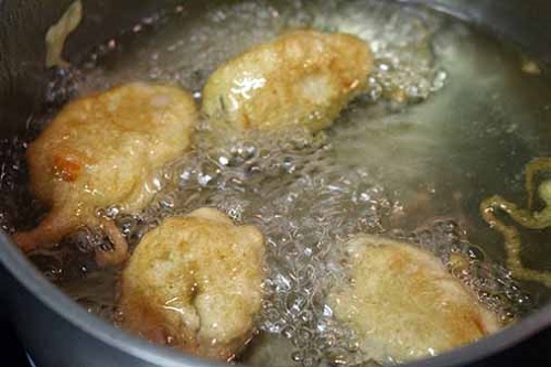 Mejillones en tempura Mejillones en tempura