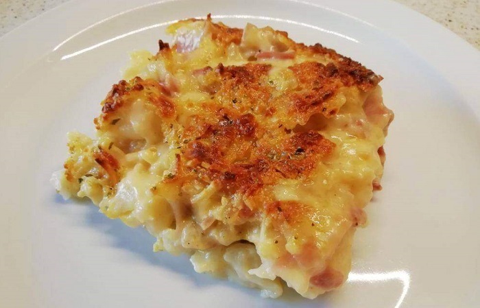 Coliflor con bechamel