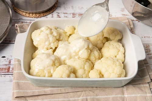 Coliflor con bechamel