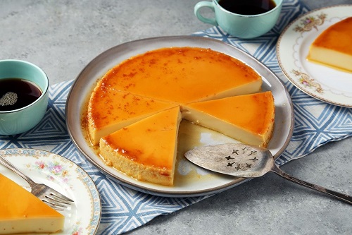 Flan de queso