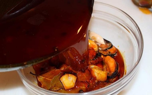 Mejillones en escabeche