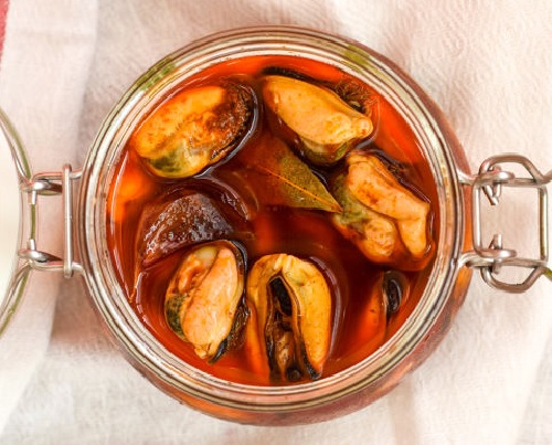 Mejillones en escabeche