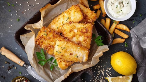 Merluza a la romana Merluza a la romana