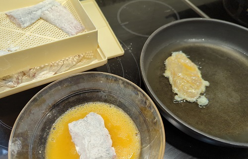 Merluza a la romana Merluza a la romana