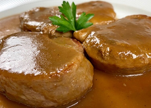 Solomillo a la cazuela Solomillo a la cazuela